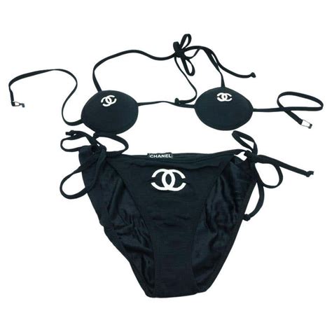 ss96 chanel microbikini|1996 Vintage Chanel Bikini .